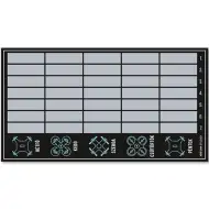 Ars Una: Drone Racer kétoldalas órarend, egylapos