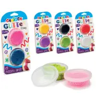 Glitter csillámos gyurma 2db-os csomag többféle változatban 2x20g - Carioca