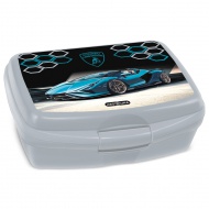 ArsUna: Lamborghini szürke uzsonnás doboz 16,5x6x13,5cm