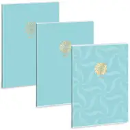 Ars Una: Soft Touch Turquoise Spring extra kapcsos ponthálós füzet A/4
