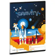 Ars Una: Gravity űrhajós 1.osztályos vonalas füzet A/5
