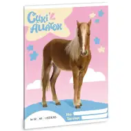 Ars Una: Cuki állatok - Palomino Póni 1.osztályos vonalas füzet A/5