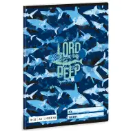 Ars Una: Lord of the Deep cápás 2.osztályos vonalas füzet A/5