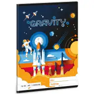 Ars Una: Gravity űrhajós 2.osztályos vonalas füzet A/5