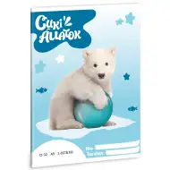 Ars Una: Cuki állatok - Jegesmedve 3.osztályos vonalas füzet A/5