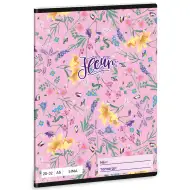 Ars Una: Fleur virágos sima lapú füzet A/5
