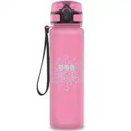 Ars Una: Matt rózsaszín BPA-mentes kulacs 600ml