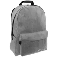 Must: Szürke Monochrome Jeans iskolatáska, hátizsák 32x17x42cm