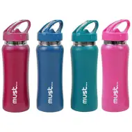 Must... Hero rozsdamentes fém kulacs 500ml négyféle változatban