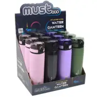 Must: Rozsdamentes acél kulacs többféle változatban 600ml 1db