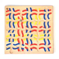 Golyós fa ügyességi játék 25x25cm