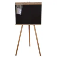 Állványos fa rajztábla írott ABC-vel