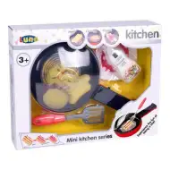 Reggeliző szett serpenyővel és kiegészítőkkel