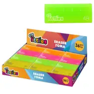 Vonalzómintás radír többféle változatban 1db