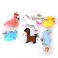 Stop &amp; Look állatos kulcstartó fénnyel és hanggal többféle változatban