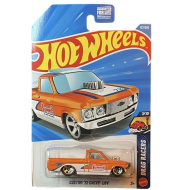 Hot Wheels: Custom '72 Chevy Luv narancssárga-fehér kisautó 1/64 – Mattel