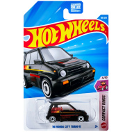 Hot Wheels: '85 Honda City Turbo II fekete kisautó 1/64 - Mattel