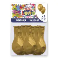 Arany színű parti lufi szett 8db-os