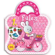 Füles lányos kifestő füzet matricákkal - 1. Bicikli