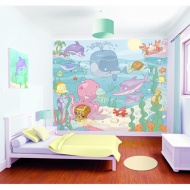 A tenger világa bébi fali tapéta - Walltastic