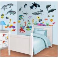 A tenger világa fali dekorációs szett - Walltastic