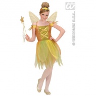 Arany erdei tündér jelmez gyermek S-es méret