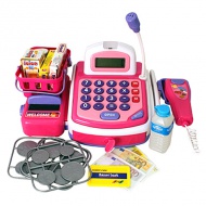 Elektronikus pénztárgép rózsaszín