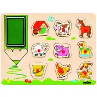 Farm állatos fa nyomdaszett