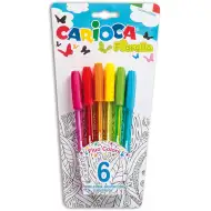 Fiorella színes golyóstóll 6 db-os készlet - Carioca