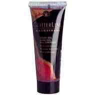 Hajzselé piros csillámmal