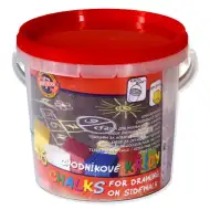 ICO: KOH-I-NOOR színes vödrös aszfaltkréta szett 16db-os