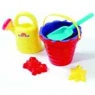 Kis hullámos homokozó vödör locsolóval