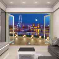 Londoni kilátás fali tapéta - Walltastic