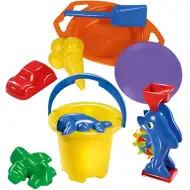 Mega homokozószett szortiment 9db-os - D-Toys