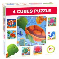 Mesekocka tengeri állatokkal 4db-os