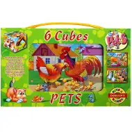 Mini mesekocka farm állatokkal 6db-os