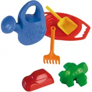 Nagy szitás homokozó szett locsolókannával - D-Toys