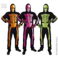 Neon felnőtt csontvázjelmez M méret