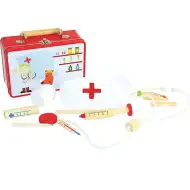 Orvosi táska fa kiegészítőkkel