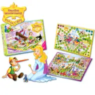 Pinokkió Két mesés társasjáték - D-Toys