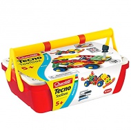 Quercetti: Tecno járműves építőjáték 128db-os