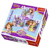 Szófia hercegnő 3 az 1-ben puzzle - Trefl