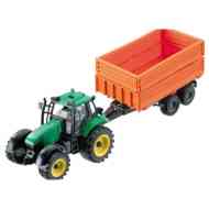 Traktor terményes pótkocsival 1/27 - Mondo