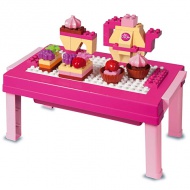 Unico: Sütiző asztalka építőkocka szett