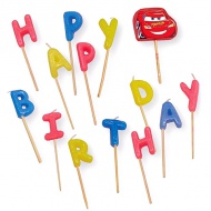 Verdák Happy Birthday gyertyaszett