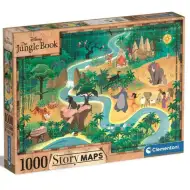 A Dzsungel könyve történet térképe 1000db-os puzzle - Clementoni