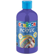 Acrylic Akril festék lila színben 250ml - Carioca