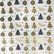 Arany díszgömb csomagolópapír 200x70cm