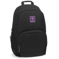 Ars Una: Girl's Black-Violet Cordura iskolatáska hátizsák AU-14 32x51x25cm