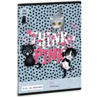 Ars Una: Think Pink kockás füzet A/5 27-32